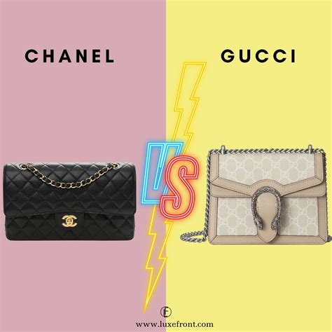 gucci bag chanel bag|gucci vs chanel 2023.